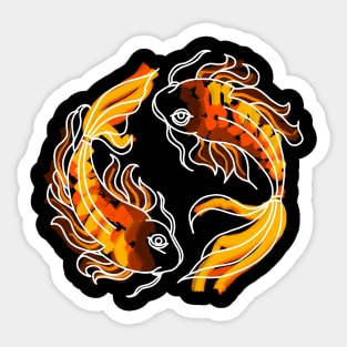 Koi Fish Sticker